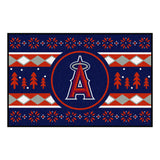 Los Angeles Angels Holiday Sweater Starter Mat Accent Rug - 19in. x 30in.