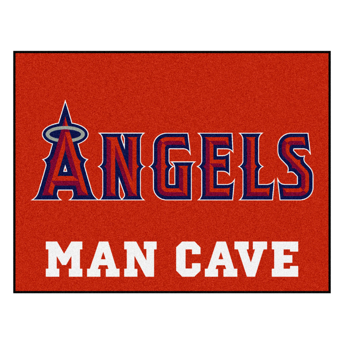 Los Angeles Angels Man Cave All-Star Rug - 34 in. x 42.5 in.