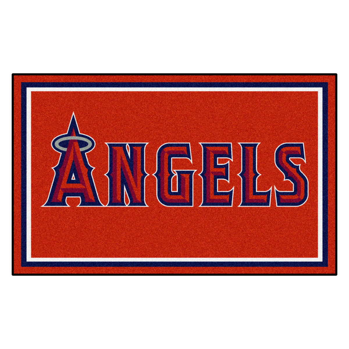 Los Angeles Angels 4ft. x 6ft. Plush Area Rug