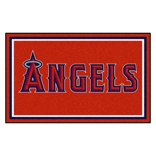 Los Angeles Angels 4ft. x 6ft. Plush Area Rug