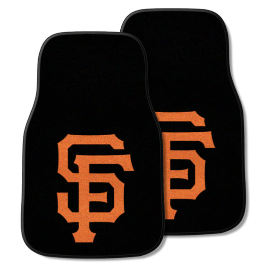 San Francisco Giants Front Carpet Car Mat Set - 2 Pieces