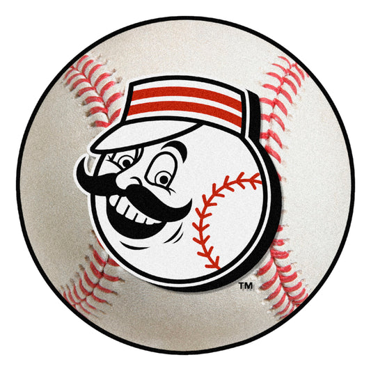 Cincinnati Reds Baseball Rug - 27in. Diameter