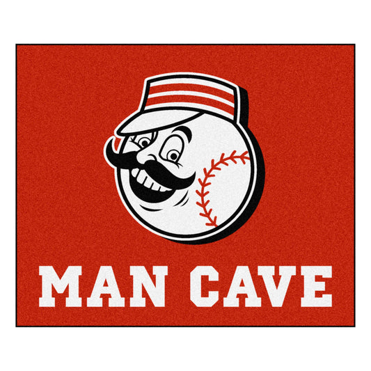 Cincinnati Reds Man Cave Tailgater Rug - 5ft. x 6ft.