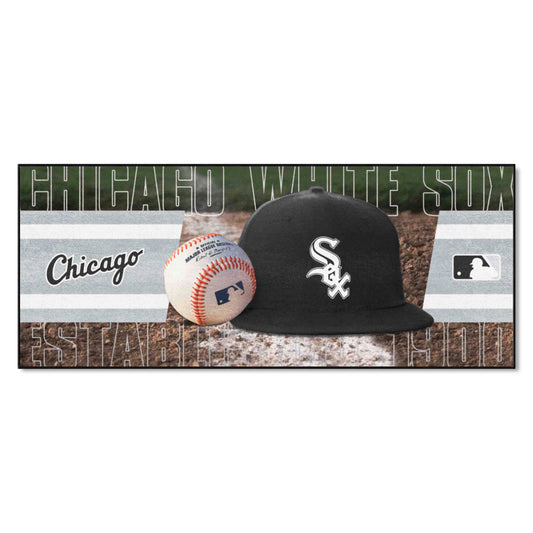 Chicago White Sox Baseball Runner Rug - 30in. x 72in. - Chicago White Sox