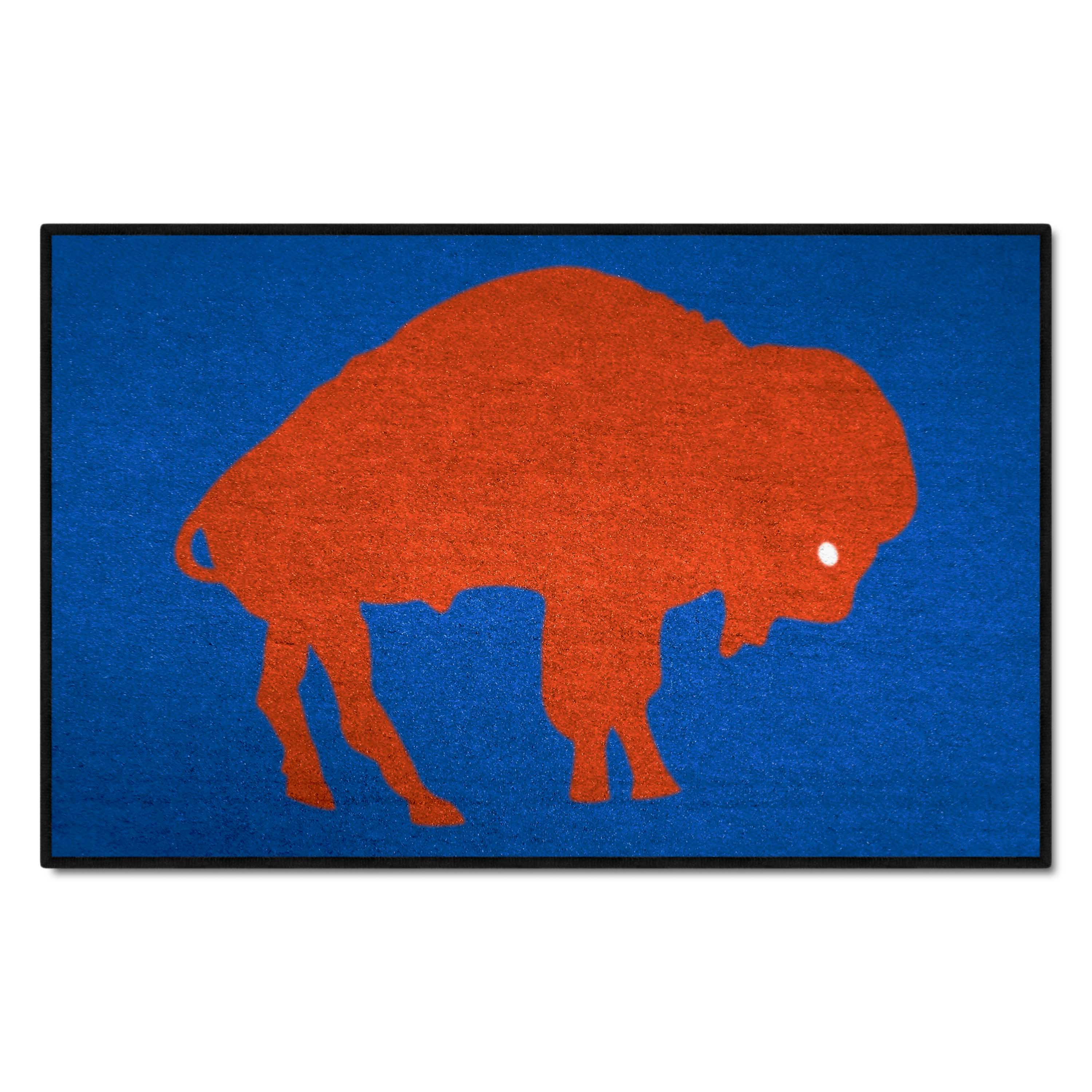 Buffalo Bills Starter Mat Accent Rug - 19in. x 30in., NFL Vintage - Buffalo Bills