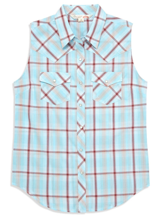 Women's Ely Cattleman Plaid Sleeveless Shirt