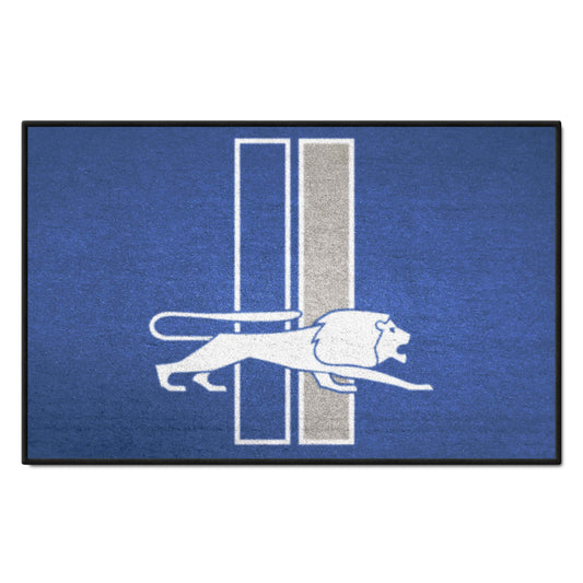 Detroit Lions Starter Mat Accent Rug - 19in. x 30in., NFL Vintage