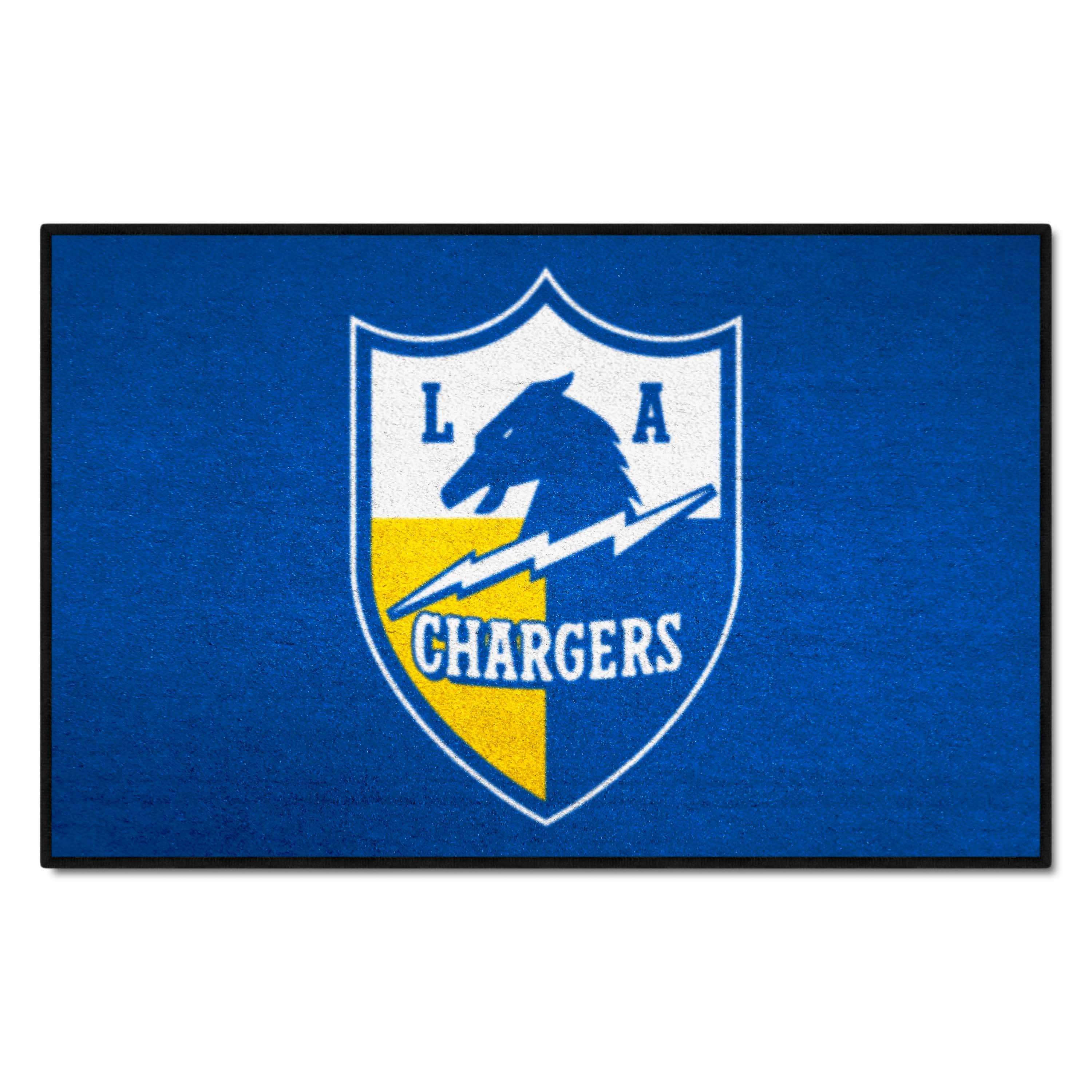 Los Angeles Chargers Starter Mat Accent Rug - 19in. x 30in., NFL Vintage