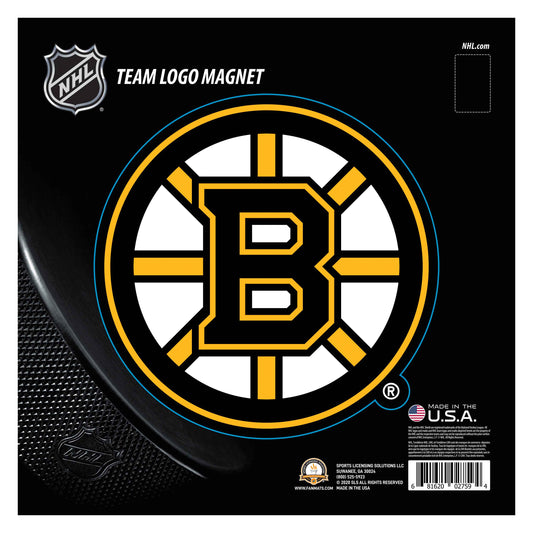 Boston Bruins Large Team Logo Magnet 10" (8.7329"x8.3078")