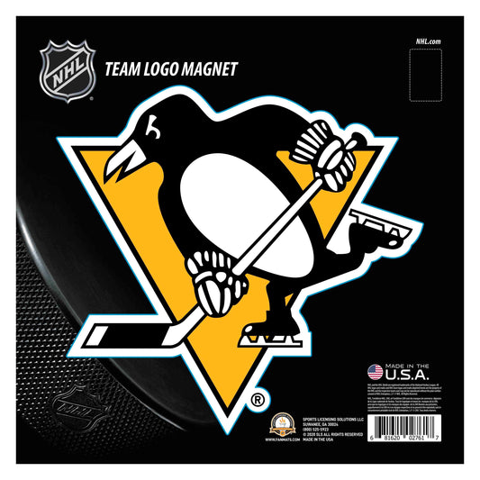 Pittsburgh Penguins Large Team Logo Magnet 10" (8.7329"x8.3078") - Pittsburgh Penguins