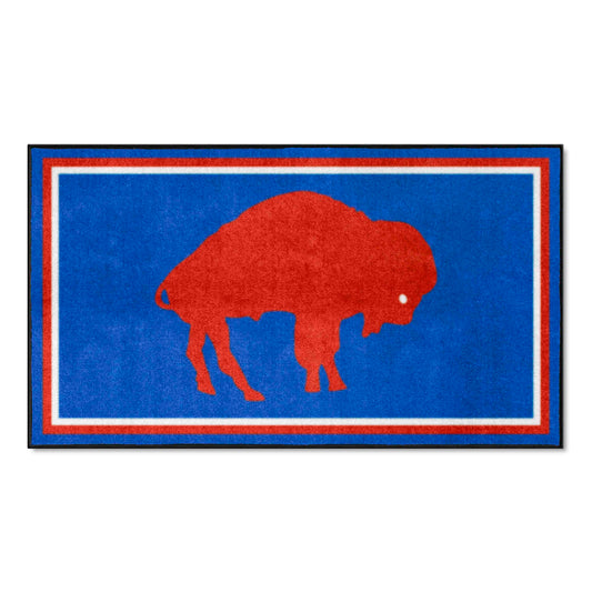 Buffalo Bills 3ft. x 5ft. Plush Area Rug, NFL Vintage