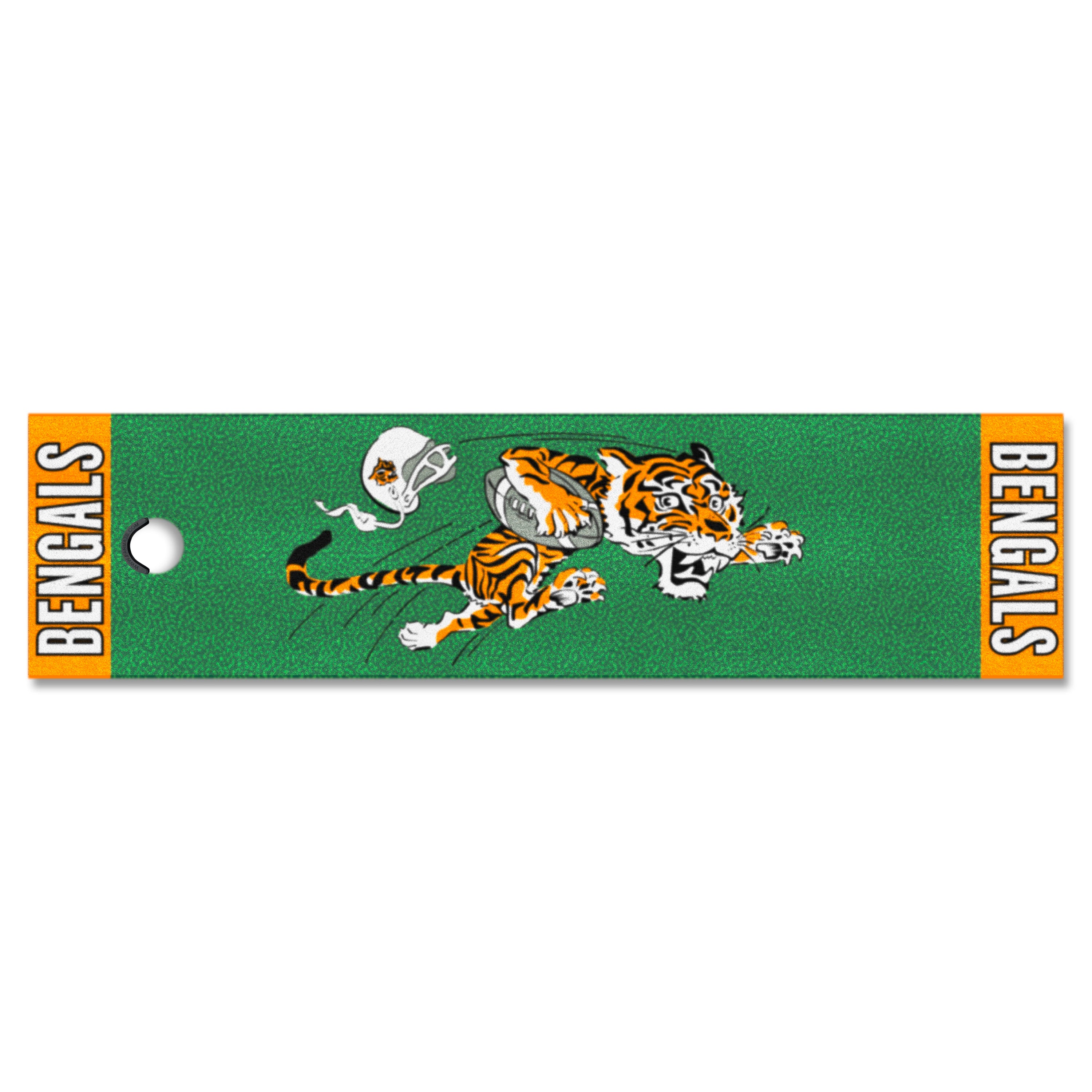 Cincinnati Bengals Putting Green Mat - 1.5ft. x 6ft., NFL Vintage