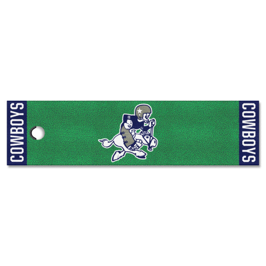 Dallas Cowboys Putting Green Mat - 1.5ft. x 6ft., NFL Vintage