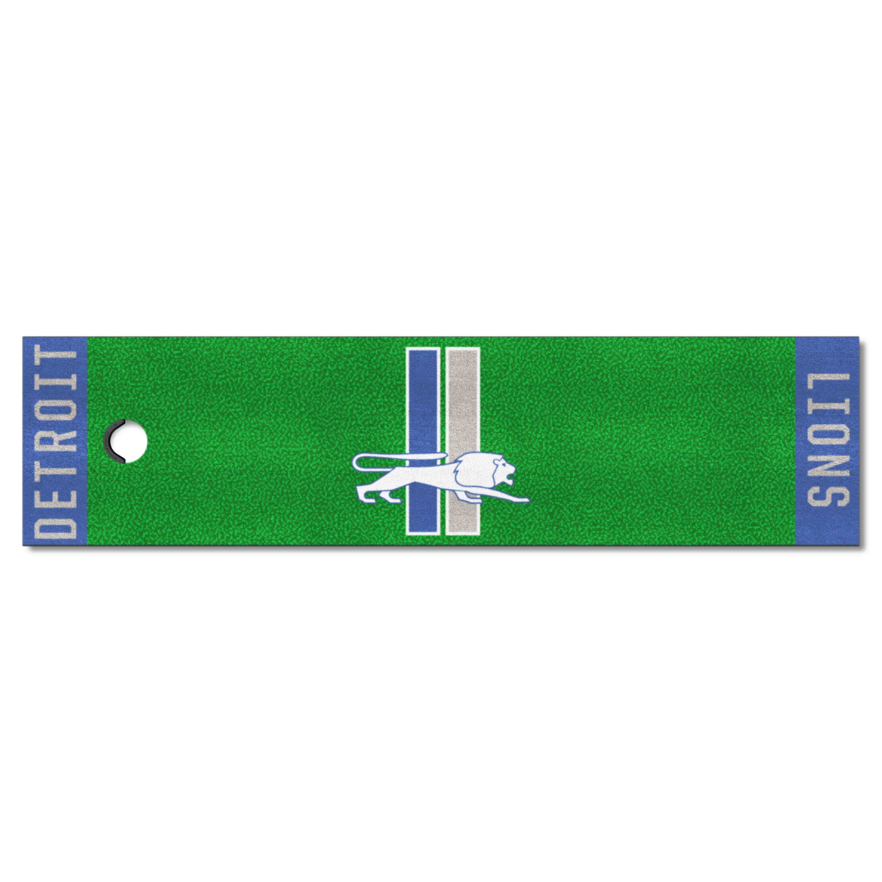 Detroit Lions Putting Green Mat - 1.5ft. x 6ft., NFL Vintage