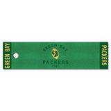 Green Bay Packers Putting Green Mat - 1.5ft. x 6ft., NFL Vintage - Green Bay Packers