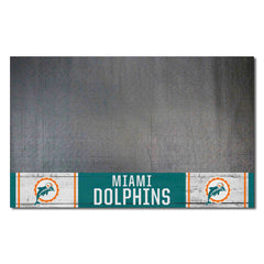 Miami Dolphins Vinyl Grill Mat - 26in. x 42in., NFL Vintage