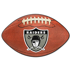 Las Vegas Raiders Football Rug - 20.5in. x 32.5in., NFL Vintage