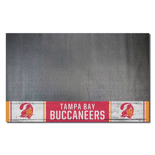 Tampa Bay Buccaneers Vinyl Grill Mat - 26in. x 42in., NFL Vintage