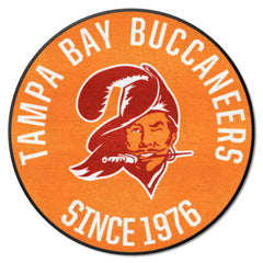 Tampa Bay Buccaneers Roundel Rug - 27in. DiameterNFL Retro Logo, Bucco Bruce Logo