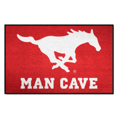 SMU Mustangs Man Cave Starter Mat Accent Rug - 19in. x 30in.