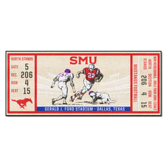 SMU Mustangs Ticket Runner Rug - 30in. x 72in.