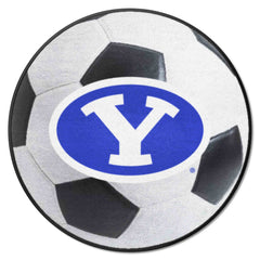 BYU Cougars Soccer Ball Rug - 27in. Diameter