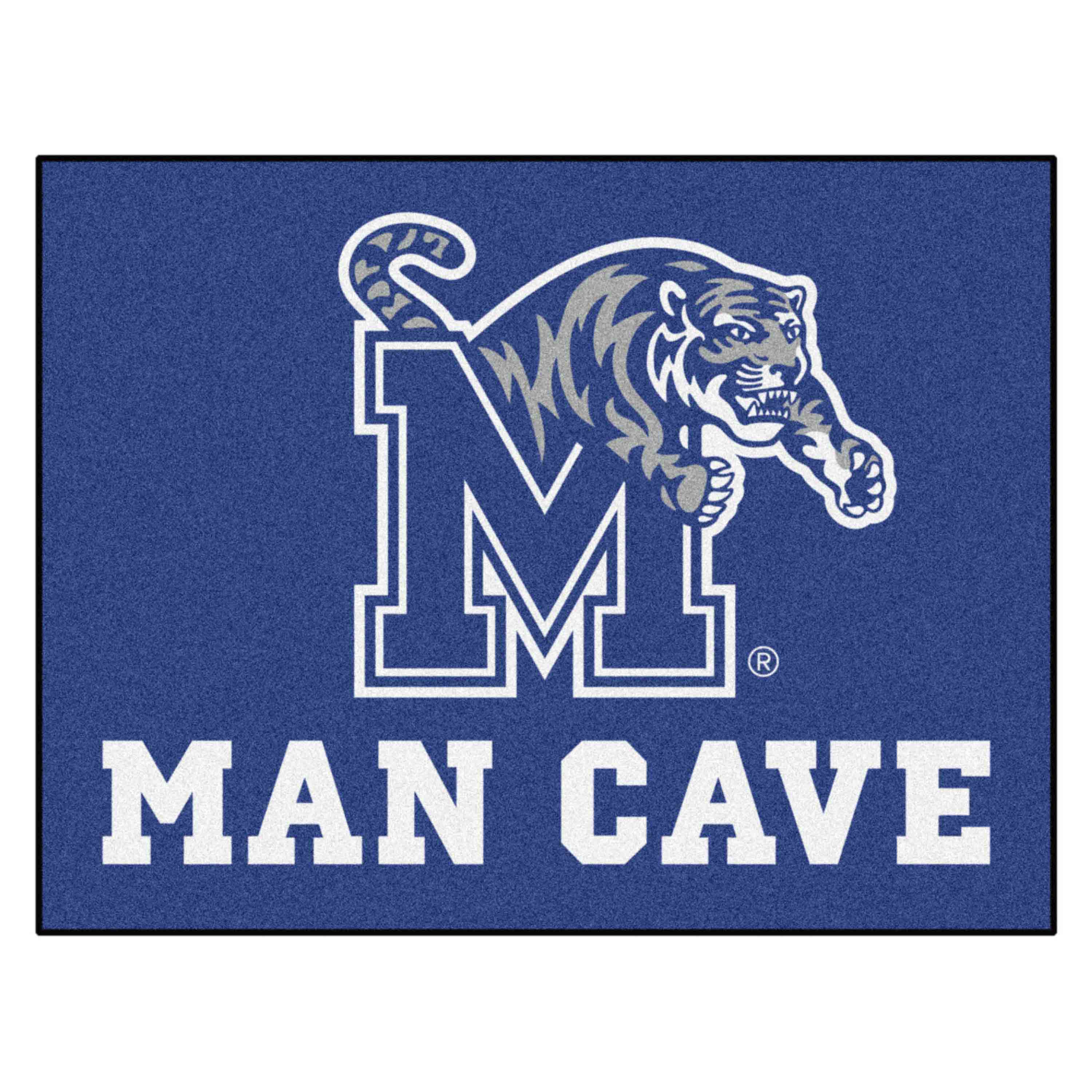 Memphis Tigers Man Cave All-Star Rug - 34 in. x 42.5 in.