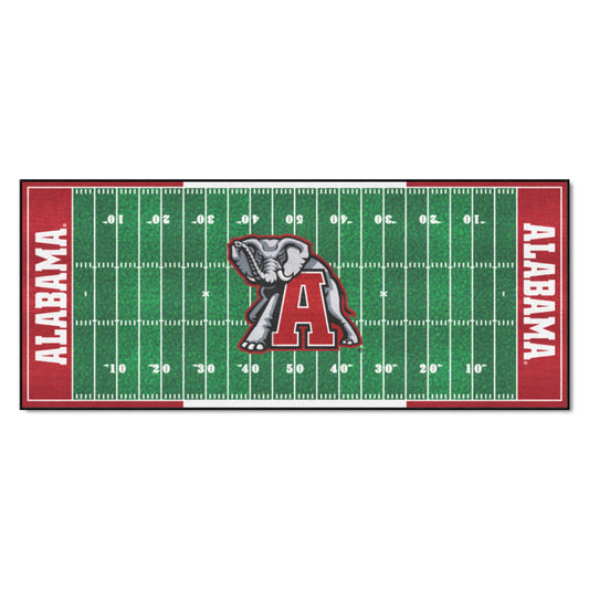 Alabama Crimson Tide Field Runner Mat - 30in. x 72in., BAMA Logo