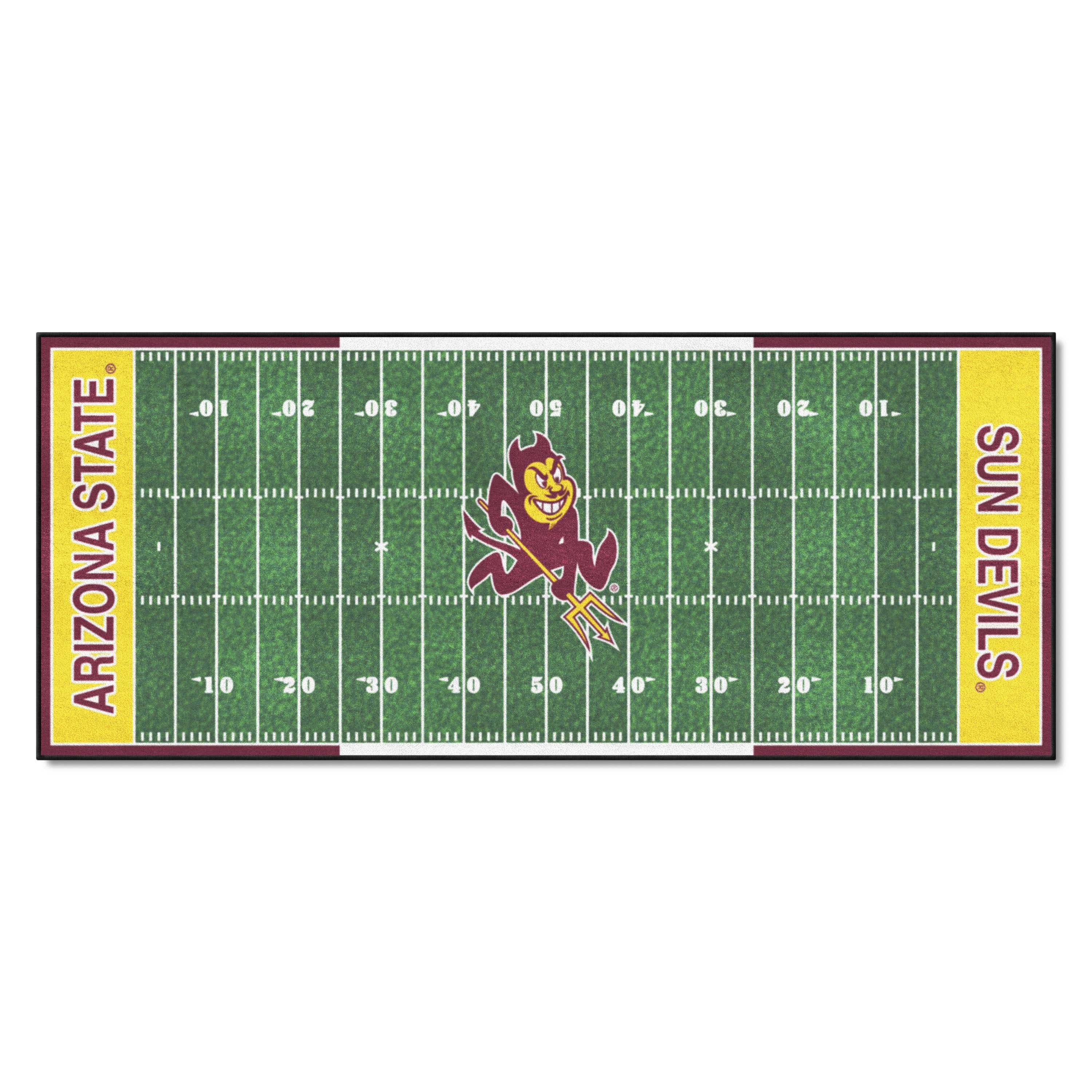 Arizona State Sun Devils Field Runner Mat - 30in. x 72in., Sparky Logo