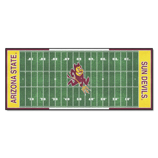 Arizona State Sun Devils Field Runner Mat - 30in. x 72in., Sparky Logo