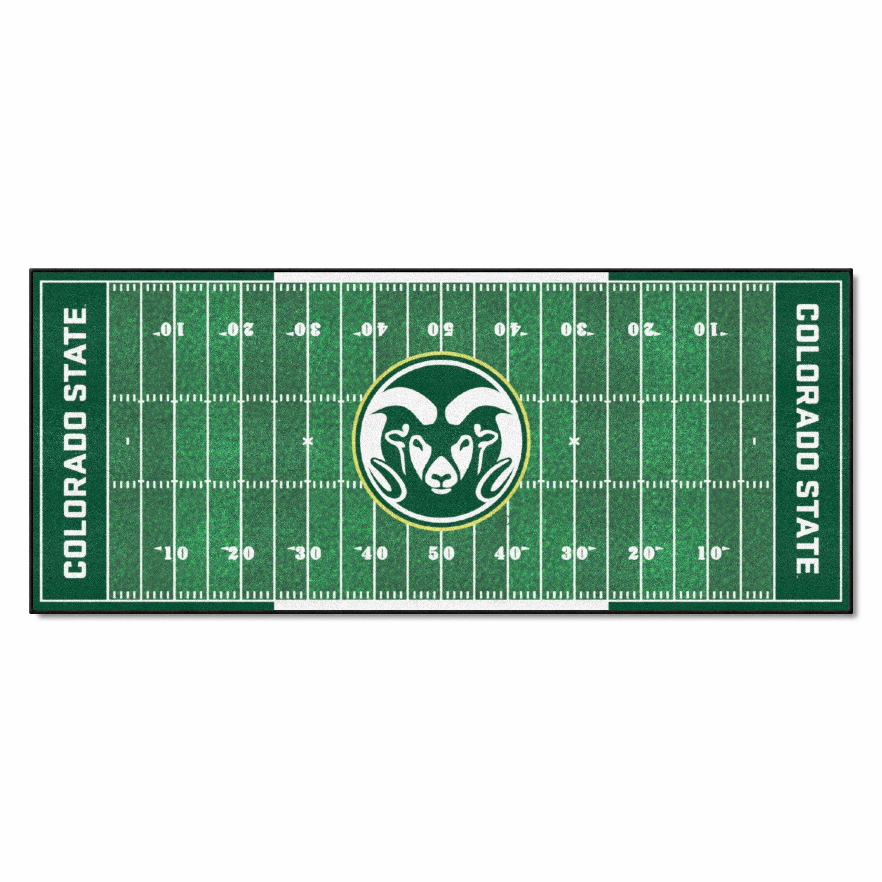 Colorado State Rams Field Runner Mat - 30in. x 72in. - Colorado State