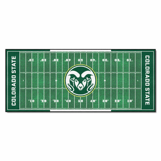 Colorado State Rams Field Runner Mat - 30in. x 72in. - Colorado State