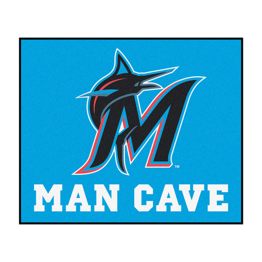 Miami Marlins Man Cave Tailgater Rug - 5ft. x 6ft.