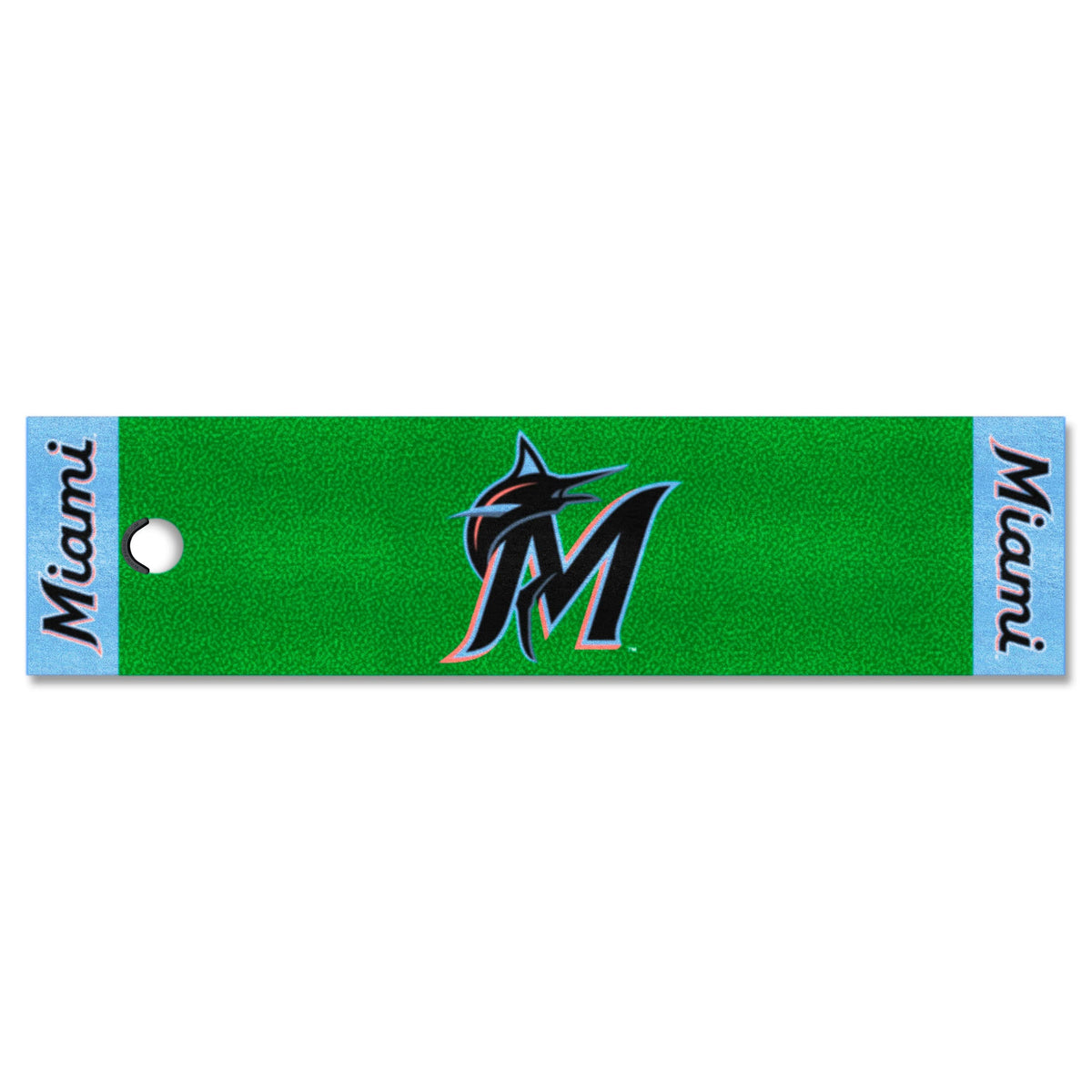 Miami Marlins Putting Green Mat - 1.5ft. x 6ft.