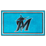 Miami Marlins 3ft. x 5ft. Plush Area Rug