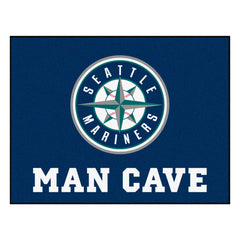 Seattle Mariners Man Cave All-Star Rug - 34 in. x 42.5 in.