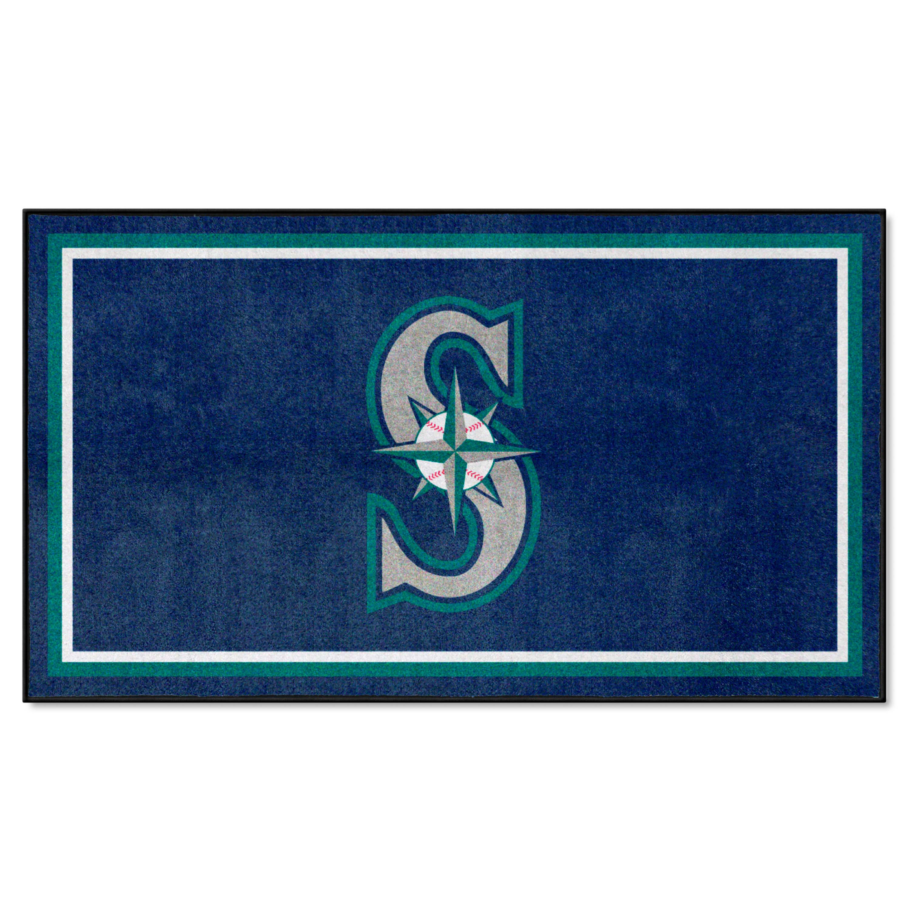 Seattle Mariners 3ft. x 5ft. Plush Area Rug