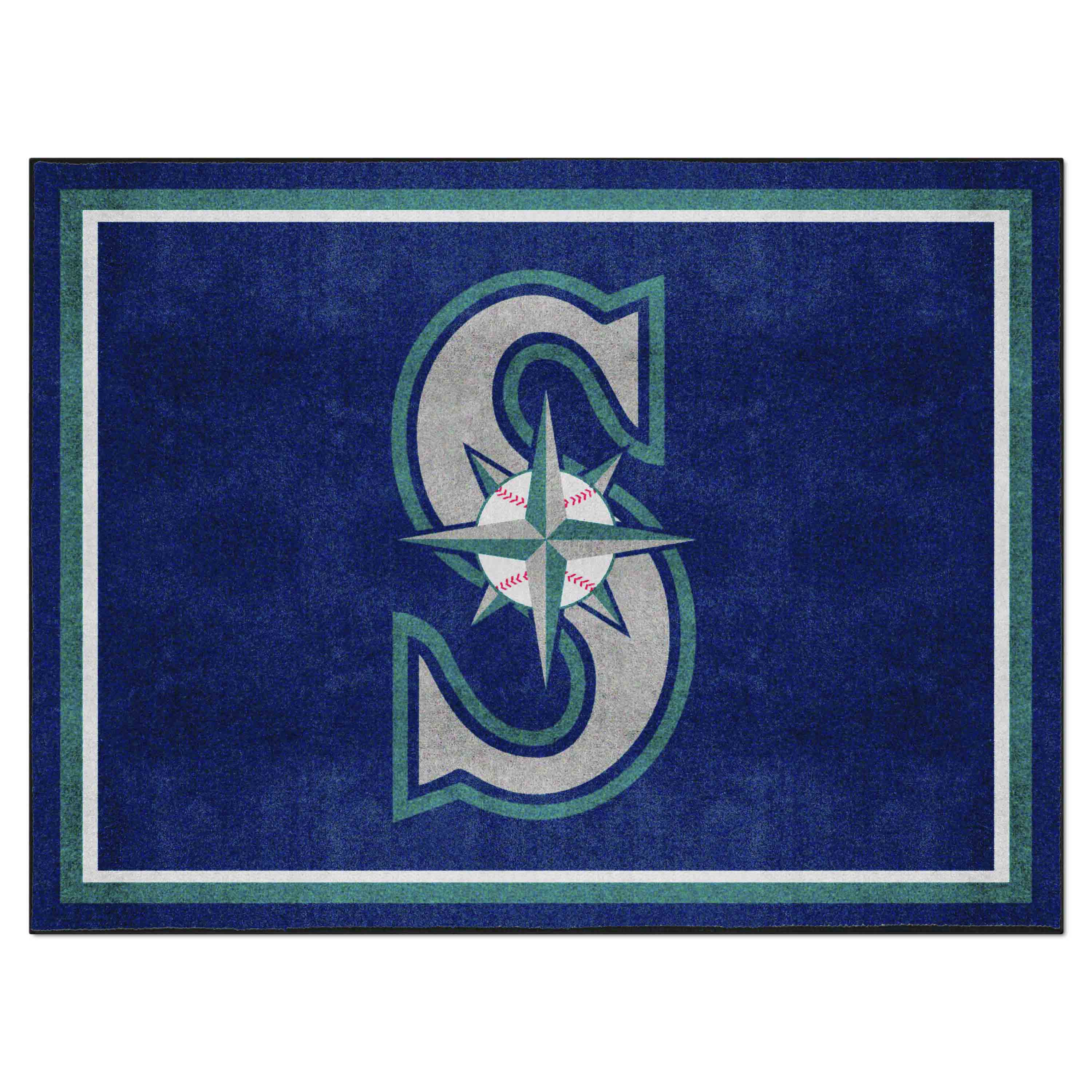 Seattle Mariners 8ft. x 10 ft. Plush Area Rug