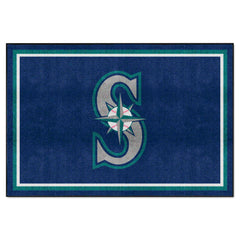 Seattle Mariners 5ft. x 8 ft. Plush Area Rug