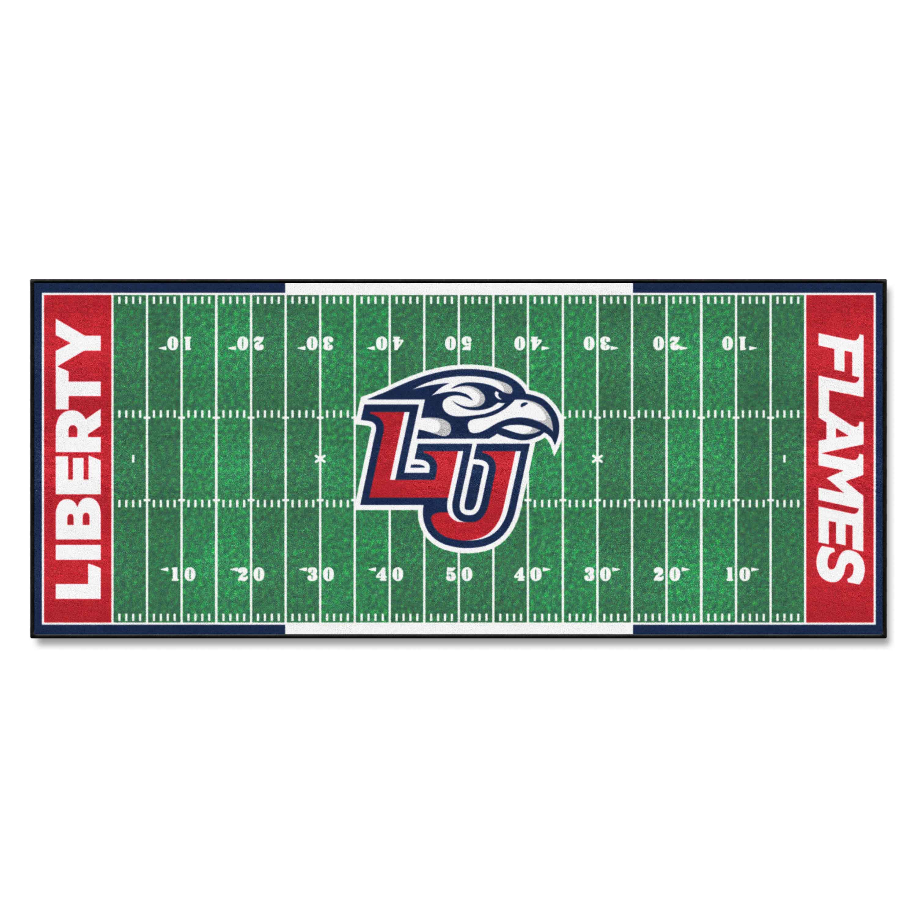 Liberty Flames Field Runner Mat - 30in. x 72in.