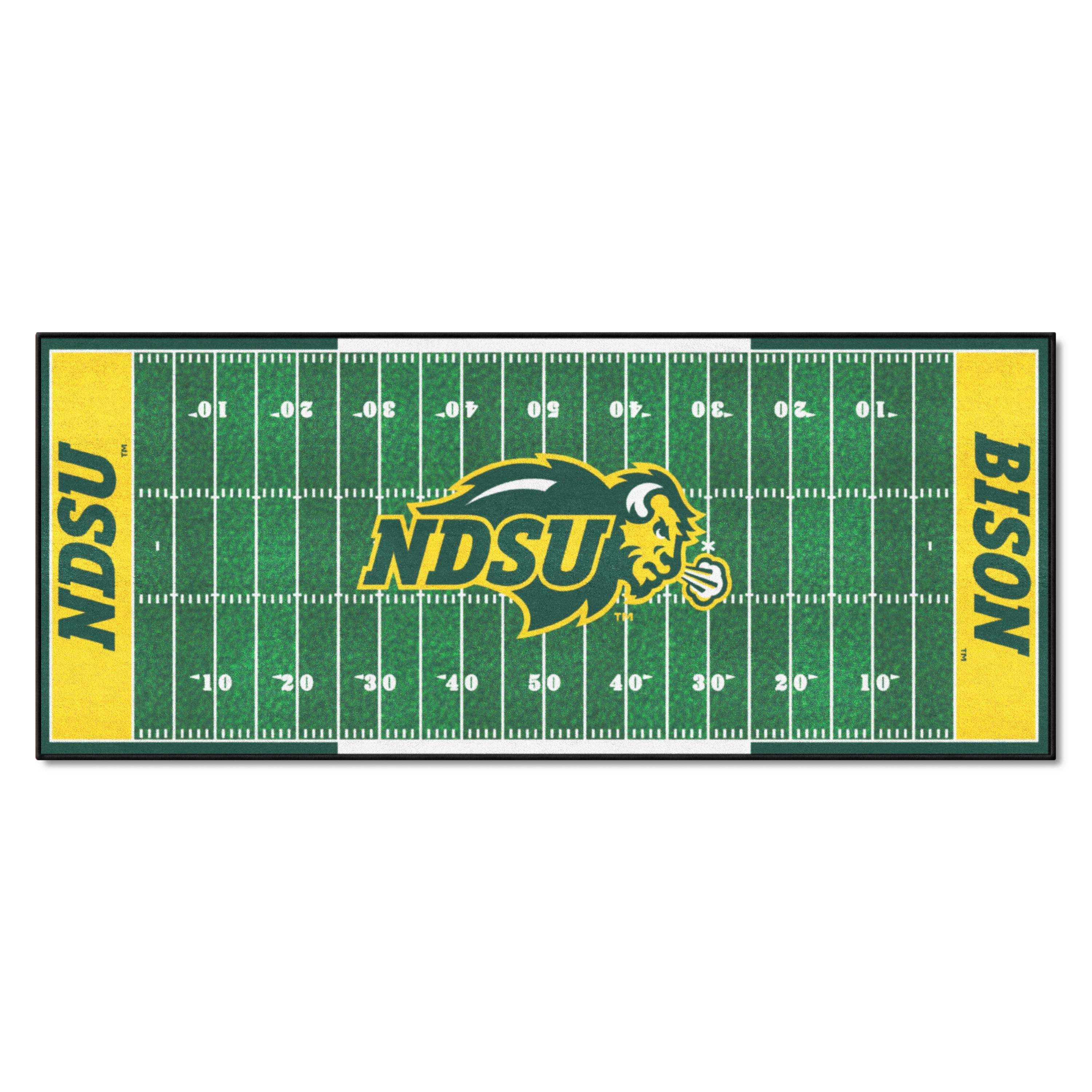 North Dakota State Bison Field Runner Mat - 30in. x 72in.