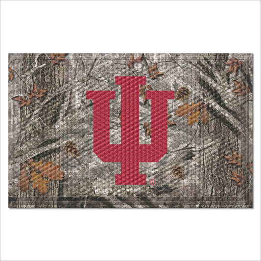 Indiana Hooisers Camo Rubber Scraper Door Mat