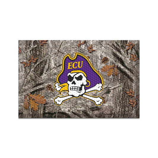 East Carolina Camo Rubber Scraper Door Mat