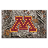 Minnesota Golden Gophers Rubber Scraper Door Mat Camo