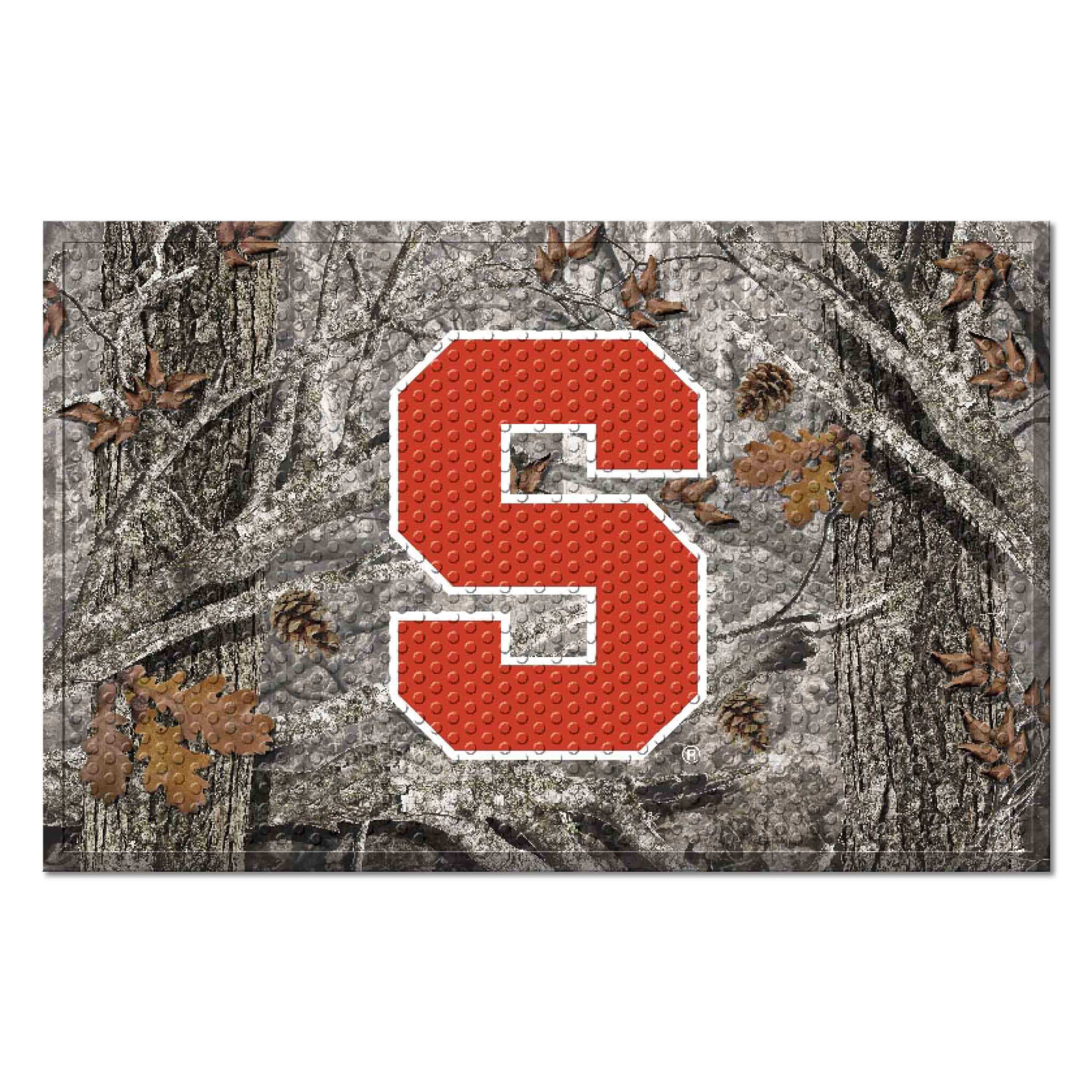 Syracuse Rubber Scraper Door Mat Camo