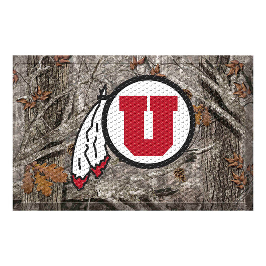 Utah Rubber Scraper Door Mat Camo