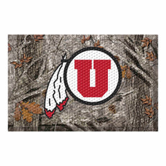 Utah Rubber Scraper Door Mat Camo