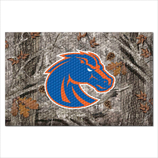 Boise State Broncos Rubber Scraper Door Mat Camo - Boise State