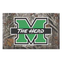 Marshall Thundering Herd Rubber Scraper Door Mat Camo