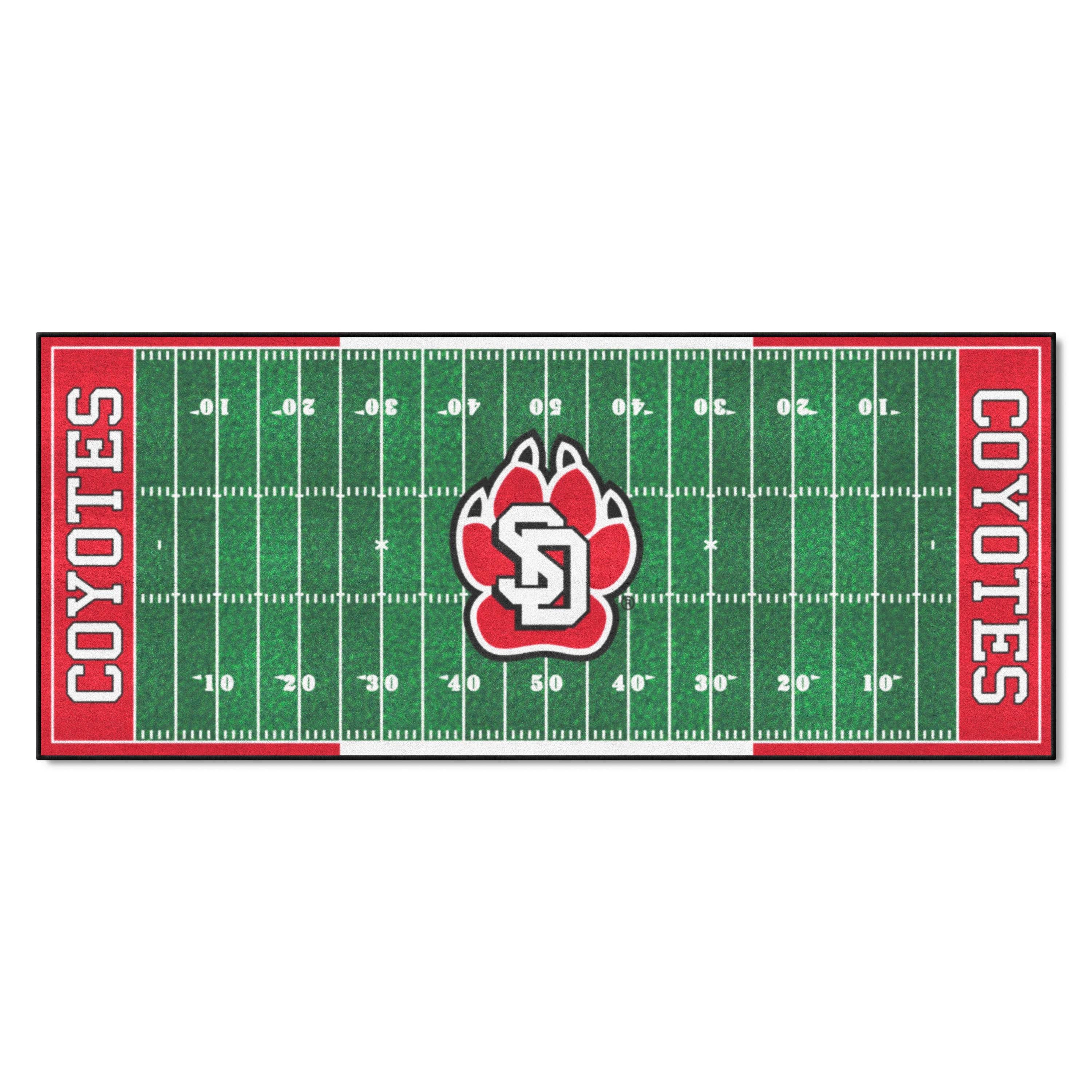 South Dakota Coyotes Field Runner Mat - 30in. x 72in.